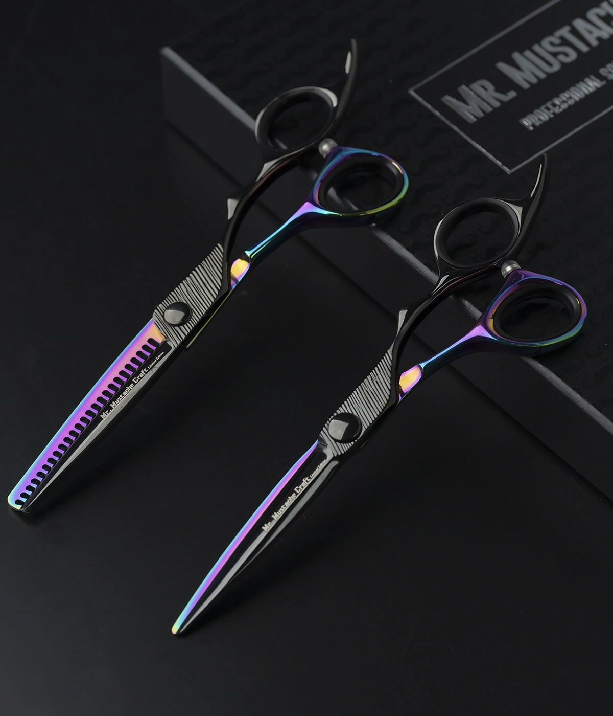 Hair Scissors + Thinning Mr. Mustache Craft x Gasolina 5,5″ / 6,0″ / 6,5″
