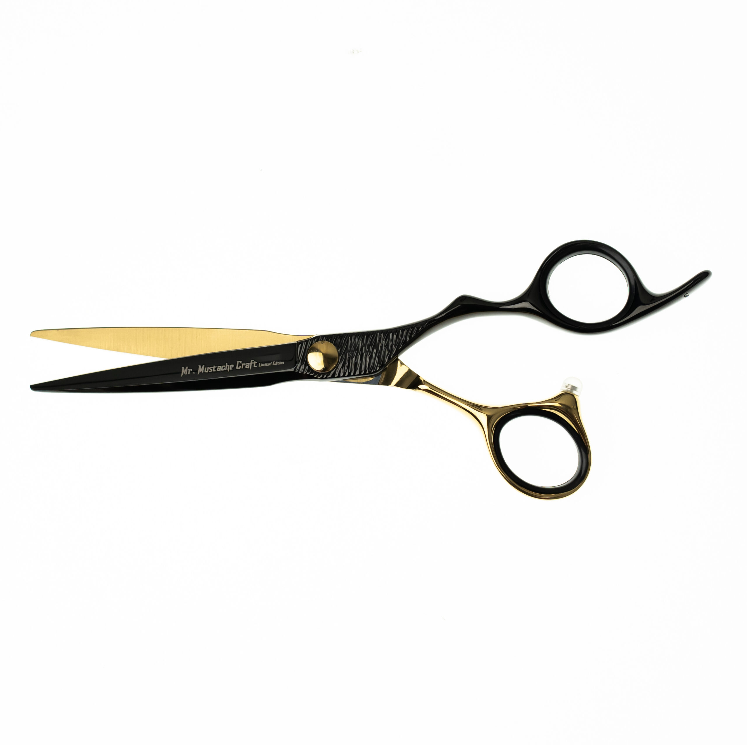 Ciseaux de coupe + thinner Mr. Mustache Craft Black-Gold 6,0" – Image 2